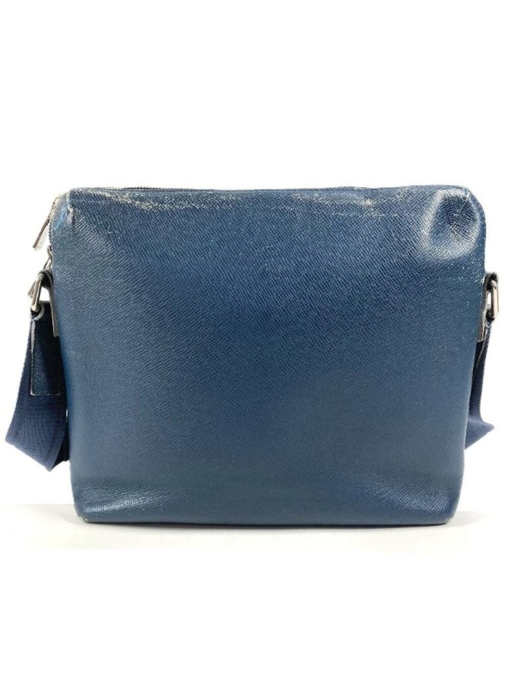 Louis Vuitton Shoulder Bag Grigori Taiga Leather Ocean Blue